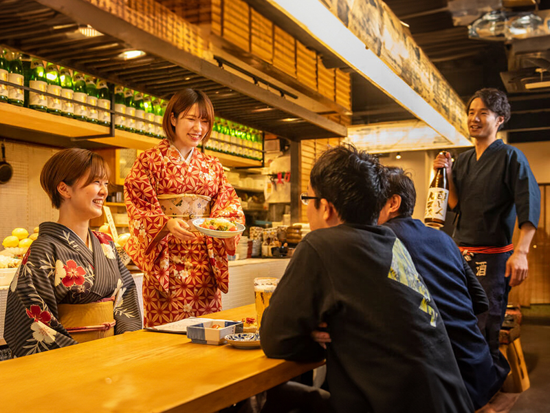【公式】 和食 居酒屋 こだわりもん一家のプロモーション画像です。