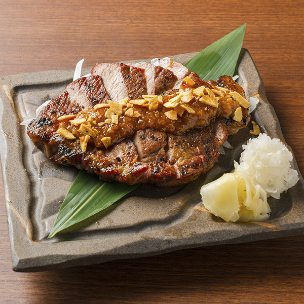 氷温熟成黒豚のにんにく醤油麹焼きの画像