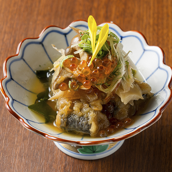 画像：秋刀魚の黒酢南蛮漬け