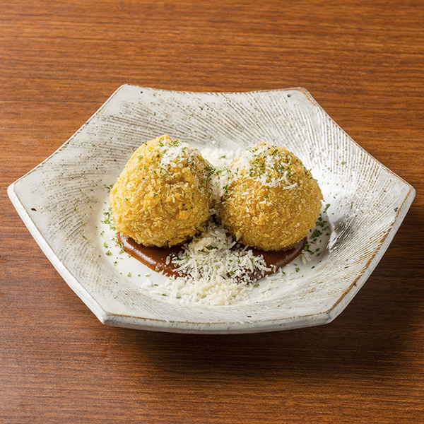 里芋コロッケ　デミ味噌チーズの画像